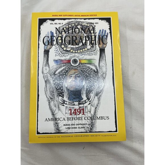 Vintage Nat Geo Lot Jul–Dec 1991 w/ Slipcover | History, Science - Picture 13 of 16